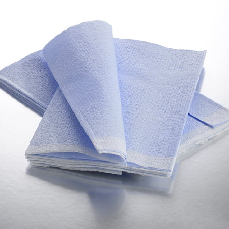 Graham Medical Products Stretcher Sheet Flat 40 X 96 Inch Blue Tissue / Poly / Tissue Disposable - 70332N