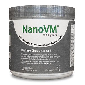 NanoVM 9 - 18 Years - Pediatric Oral Supplement Unflavored 275 Gram Jar Powder - 1918