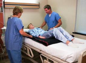 Ez Way Inc EZ Slide Bariatric Tube Sheet Black 48 X 56 Inch - 500262