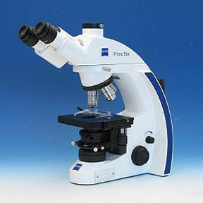 Fisher Scientific Zeiss Primo Star Compound Microscope Binocular 4X / 10X / 40X / 100X (Oil Plan Achromatic) Fixed Stage - 12171480