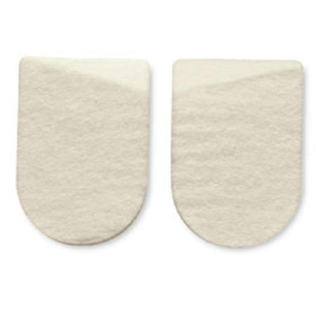 Hapad Medial / Lateral - Heel Wedge Pad One Size Fits Most Wool Felt Off-White - 636612