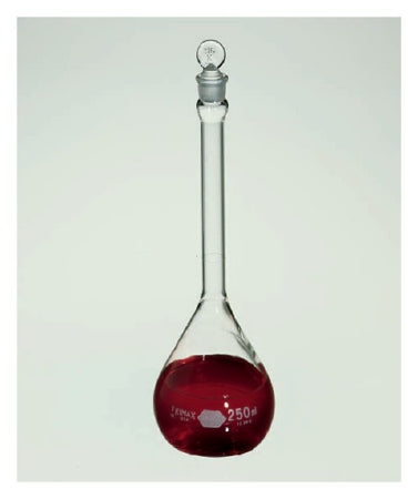 Kimble KIMAX Colorware - Volumetric Flask Borosilicate Glass 1,000 mL (32 oz.) - 10204H