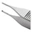 Lil' Tips - Tissue Forceps Adson 4-3/4 Inch Length Surgical Grade Stainless Steel Sterile NonLocking Thumb Handle Straight 1 X 2 Teeth - 66970