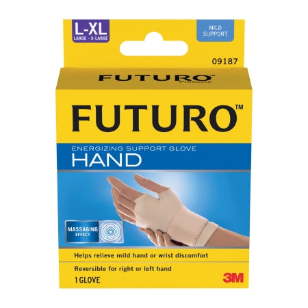 3M FUTURO Support Glove Futuro Fingerless Large / X-Large Over-the-Wrist Ambidextrous Nylon / Spandex - 09187EN