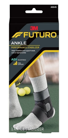 3M Futuro Sport Deluxe - Ankle Stabilizer One Size Fits Most D-Ring / Hook and Loop Strap Closure Left or Right Foot - 46645ENR