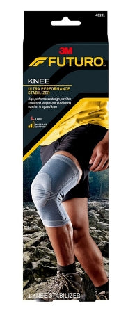 3M Futuro - Knee Stabilizer Large Pull-On 16 to 18 Inch Calf Circumference / 18-1/2 to 20-1/2 Inch Thigh Circumference Left or Right Knee - 48191ENR