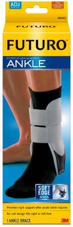 3M Futuro Ankle Brace One Size Fits Most Hook and Loop Strap Closure Left or Right Ankle - 48442EN