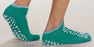 Terry Treads - Slipper Socks Small Green Ankle High - 46012-PED