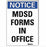Grainger Lyle General Information Sign Notice MDSD Forms In Office - 34JR41