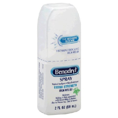 Benadryl - Itch Relief 2% - 0.1% Strength Spray 2 oz. Bottle - 00312547171441