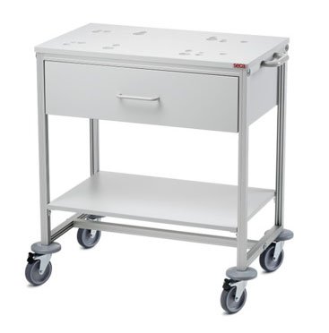 seca 403 - Mobile Baby Scale Cart w/ Drawer Aluminum 17.1 X 28.1 X 31.5 Inch - 4030000009