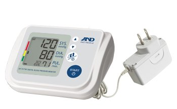 A&D Medical - Premium Digital Blood Pressure Monitor 1-Tube Automatic Adult Large Cuff - UA-767FAC