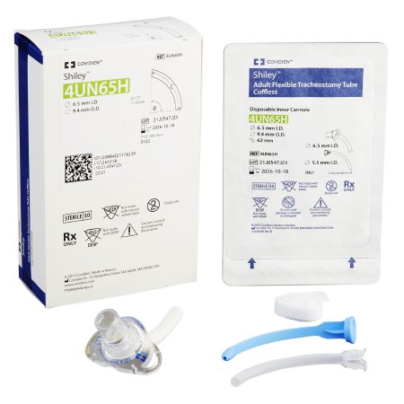 Shiley - Tracheostomy Tube Flexible Size 6-1/2 Uncuffed - 4UN65H