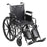 Drive Medical Chrome Sport Wheelchair Dual Axle Desk Length Arm Removable Arm Style 18 Inch Seat Width - CS18ADDA-ELR