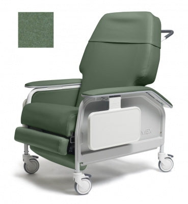 Graham-Field Lumex Extra-Wide Clinical Care Recliner Blue Jade Four Tente Swivel Caster, Three Locking Caster Four Tente Swivel Caster, Three Locking Caster - FR587W9212