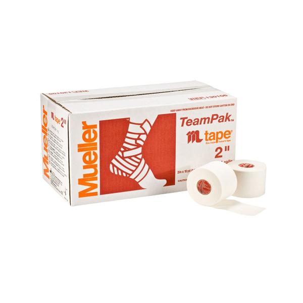 Mueller Sports Medicine Tape Trainers Cotton/Zinc Oxide 2"X15Yd Adhesive White 24Rl/Ca - 130106