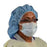 Insta-Gard - Procedure Mask with Eye Shield Pleated Earloops One Size Fits Most Blue NonSterile ASTM Level 1 Adult - AT7511-WE