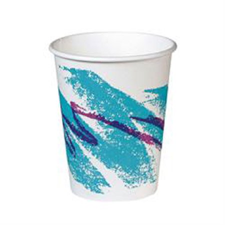Solo Cup Solo Drinking Cup 10 oz. Jazz Print Polyethylene Coated Paper Disposable - 370JZ-00055