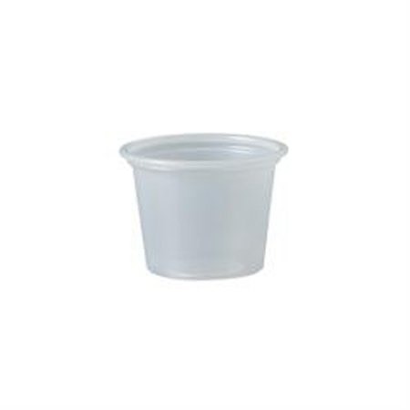Solo Cup Solo Souffle Cup 1 oz. Translucent Plastic Disposable - P100N