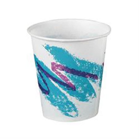 Solo Cup Solo Drinking Cup 3 oz. Jazz Print Wax Coated Paper Disposable - R3-00055