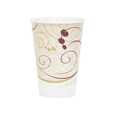 Solo - Drinking Cup 7 oz. Symphony Print Wax Coated Paper Disposable - Solo Cup - R7N-J8000