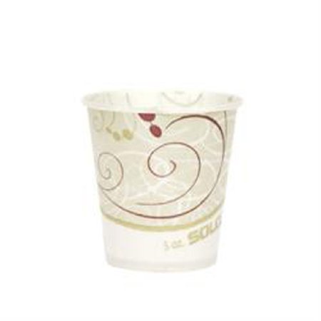 Solo Cup Solo Drinking Cup 5 oz. Symphony Print Wax Coated Paper Disposable - R53-J8000