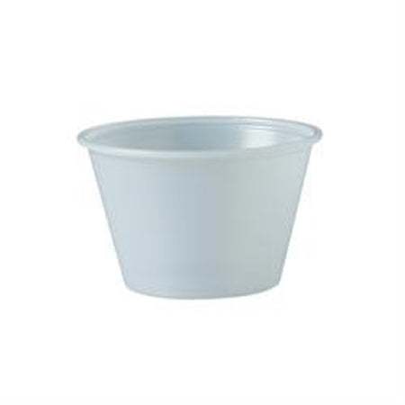Lagasse Solo Souffle Cup 4 oz. Translucent Plastic Disposable - DCCP400N