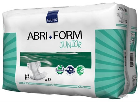 Abena North America Abri-Form Junior XS2 Youth Incontinent Brief Tab Closure X-Small Disposable Heavy Absorbency - 43050
