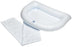 Maddak Shampoo Basin 0.5 X 8 X 12 Inch White - 764301250