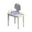 Maddak - Bath Transfer Bench Removable Arm Rail 16 to 23 Inch Seat Height 450 lbs. Weight Capacity - 727142701
