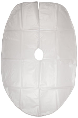 Maddak Shampoo Cape Clear One Size Fits Most Front / Back Opening Hook and Loop Closure Unisex - 764330000