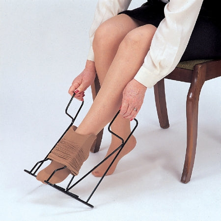 Single Ezy Sock Helper with Handles - Sock / Stocking Aid - 738540001