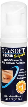 OCuSOFT Lid Scrub - Eyelid Cleanser 1.69 oz. Topical Foam - 54799030130