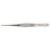 Marina Medical - Tissue Forceps Iris-Graefe 4 Inch Length Stainless Steel NonLocking Thumb Handle Straight 1 X 2 Teeth - 060-410