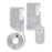 Mabis Healthcare U-Bag Newborn Pediatric Urine Collection Bag Anti-Reflux Valve - 7515