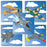 Smilemakers  100 Per Unit Jet Fighters Sticker 2.5 Inch - FITRB