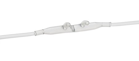 Softech Plus - ETCO2 Nasal Sampling Cannula with O2 Delivery With Oxygen Delivery Adult Curved Prong / NonFlared Tip - 2842