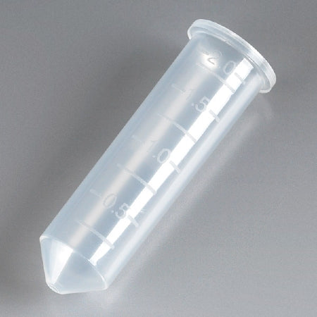 Globe Scientific Microcentrifuge Tube Conical Bottom Plain 2 mL Without Color Coding Without Closure Polypropylene Tube - 111732