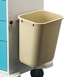 Lakeside Manufacturing Cart Waste Container For Medical Cart LAB-1 Accessory Bar - LWC-3