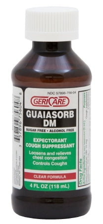 McKesson Geri-Care Cold and Cough Relief 100 mg - 10 mg / 5 mL Strength Liquid 4 oz. - Q-755-04