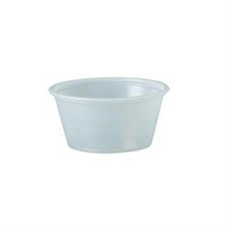 Solo Cup Solo Souffle Cup 2 oz. Translucent Plastic Disposable - P200N