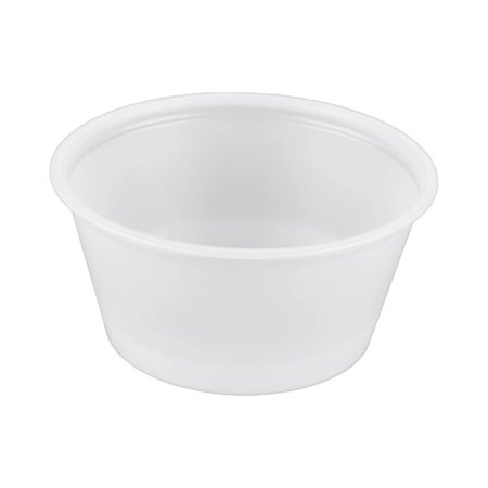 Solo - Souffle Cup 2 oz. Translucent Plastic Disposable - P200N