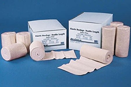 Bird & Cronin - Elastic Bandage 4 Inch X 10 Yard Standard Compression Clip Detached Closure Tan NonSterile - 08149027