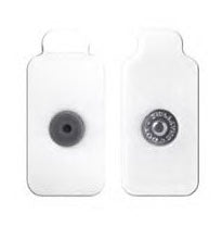 Natus Medical EMG Electrode Solid Gel Silver / Silver Chloride Rectangle Center Snap Disposable - 019-767700
