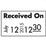 Market Lab - Pre-Printed Label Advisory Label White Paper RECEIVED ON / JULY, 12, 2015, 12,30 Black Quality Control Label - 6606-WH