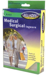 Bell-Horn - Compression Stocking Thigh High Large Beige Closed Toe - 11940L