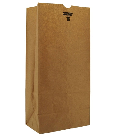Saalfeld Redistribution Duro Grocery Bag Brown Kraft Recycled Paper 16 lbs. - 18416