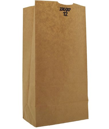 Duro - Grocery Bag Brown Kraft Recycled Paper #12 - 18412