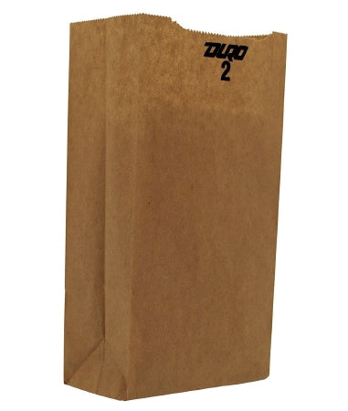 Saalfeld Redistribution Duro Grocery Bag Brown Kraft Recycled Paper 2 lbs. - 18402
