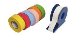 VWR - Blank Label Tape Multipurpose Label Pink Vinyl 3/4 Inch X 41.7 Foot - 89098-006